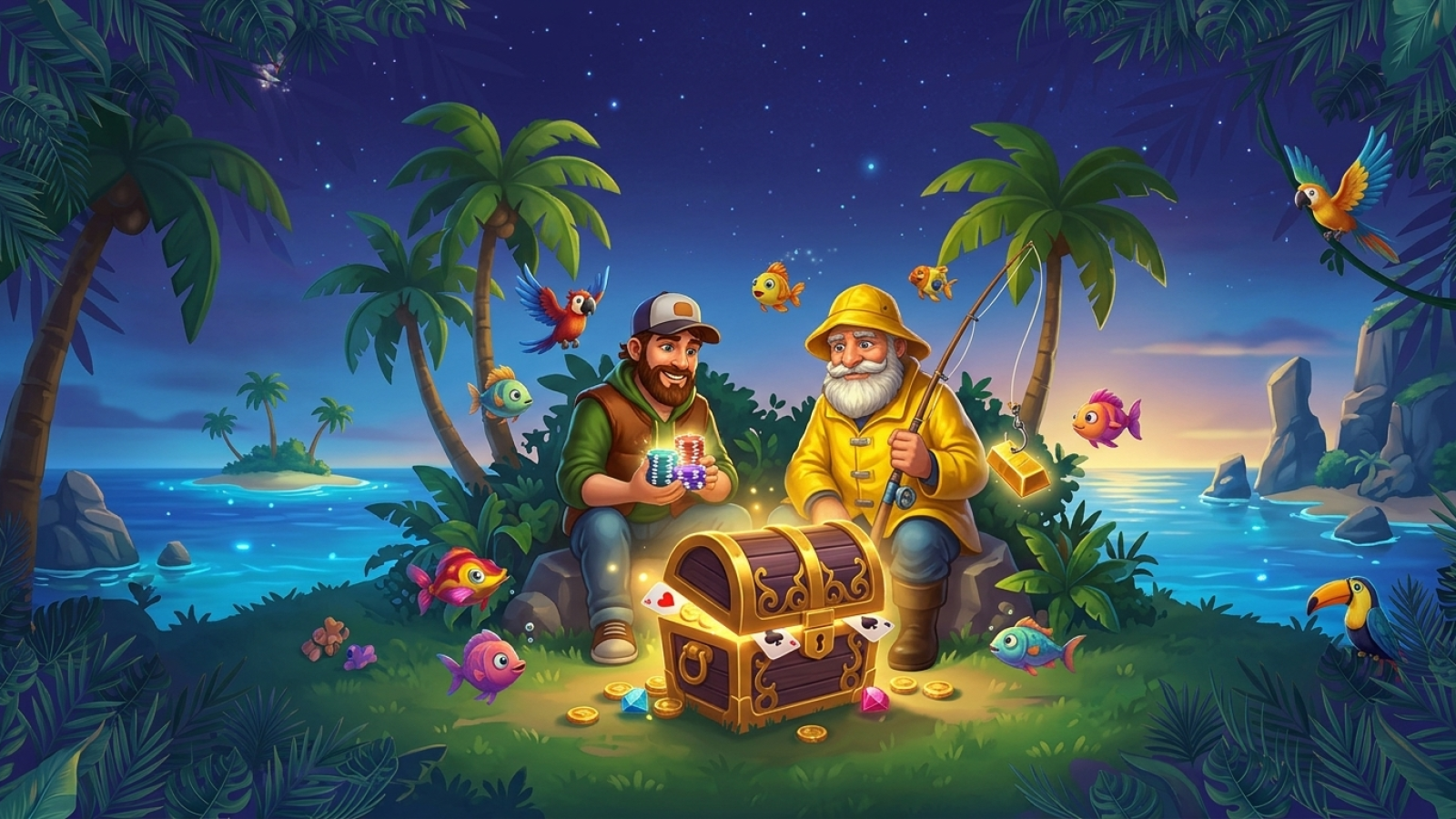 Gamblezen Casino: Illustrative Szene; Bewertung: 9.5/10; Lizenz: Curacao Gaming Control Board